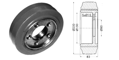 Drive wheel - 12286