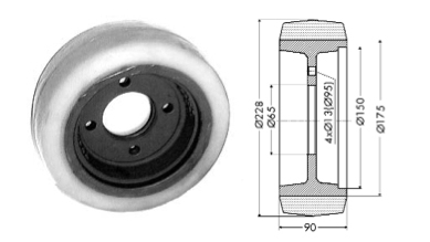 Drive wheel - 12289