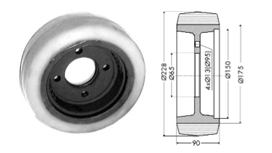 Drive wheel - 12290