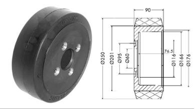 Drive wheel - 12296