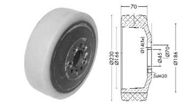 Drive wheel - 12299