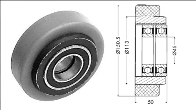 Support wheel - 12331