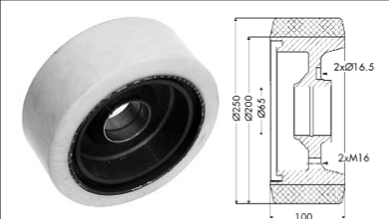 Support wheel - 12332