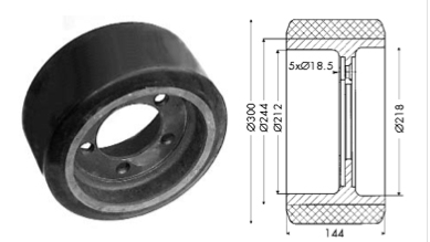 Drive wheel - 12333