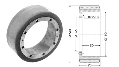 Drive wheel Bandage - 12334