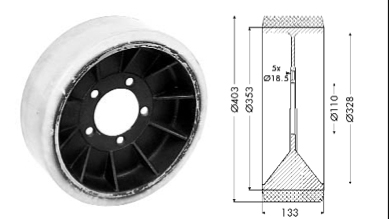 Drive wheel - 12335