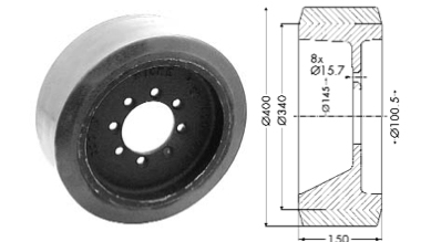 Drive wheel - 12341