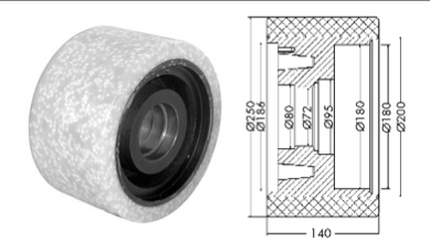 Support wheel - 12348