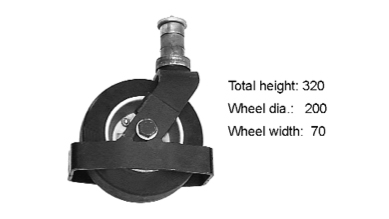 Support wheel complete - 12351