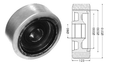 Support wheel - 12417