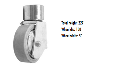 Support wheel complete - 12439