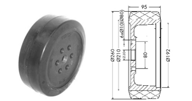 Drive wheel - 12440