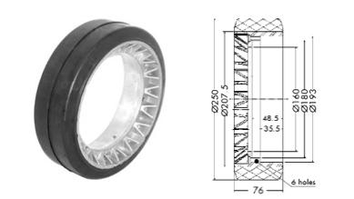 Antriebsrad Bandage - 12443