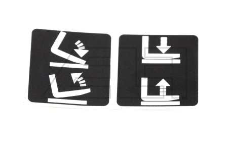 Lift / tilt sticker - 136167