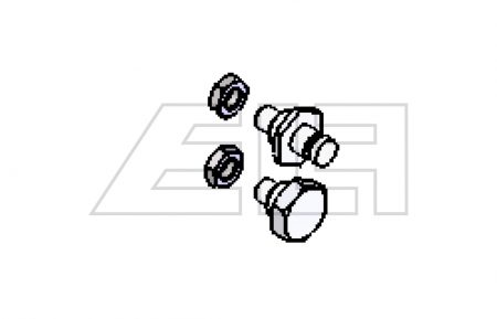 Set of shoulder screws for installation unit - 19245143