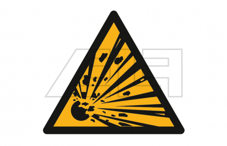 Warnung vor explosionsgefährlichen Stoffen - 21389969