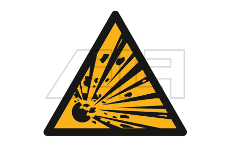 Warning of explosive substances - 21389970