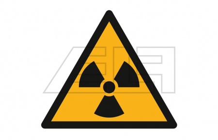 Warnung vor radioaktiven Stoffen oder ionisierenden Strahlen - 21389971