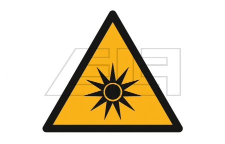 Warnung vor optischer Strahlung - 21390019