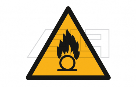 Warnung vor brandfördernden Stoffen - 21390021