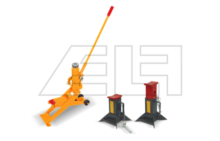 Forklift jack incl. trestles - 21390653