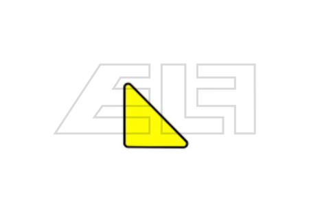 Decals triangle yellow - 21458219
