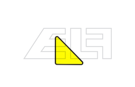 Decals triangle yellow - 21458221