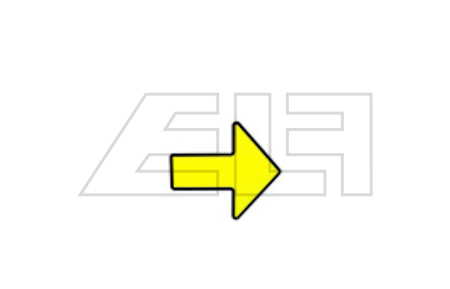 Decals arrow yellow - 21458225