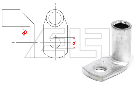 Flat connector 90° M12 - 214924