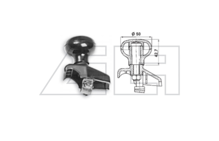 Steering wheel knob - 215387