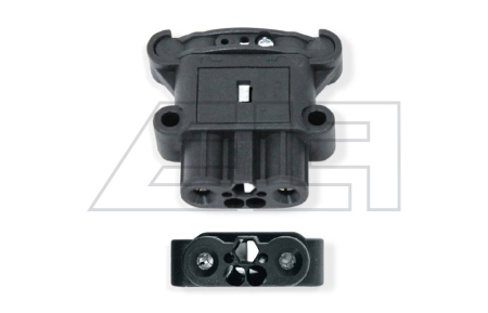 DIN 80 A socket;  grey coding; fixed handle; acid resistant - 215958