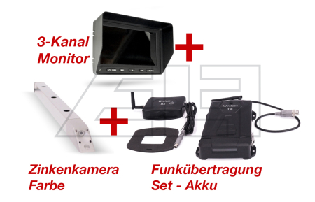 Zinkenkamera inkl. Monitor - Funkset - 22258405