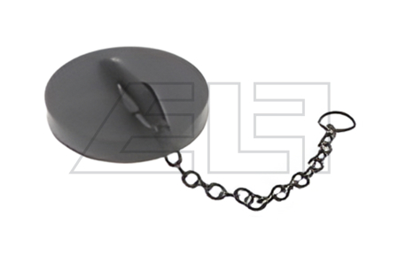 Rubber cover round w. chain - 24428638