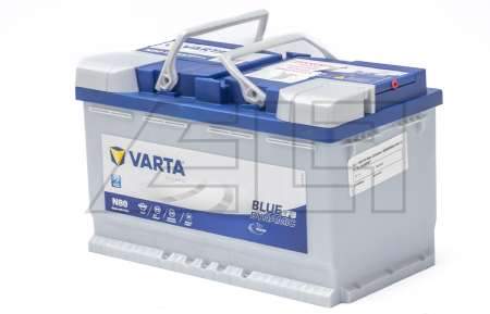 VARTA Blue Dynamic 580500080 EFB 12V 80Ah - 25496507