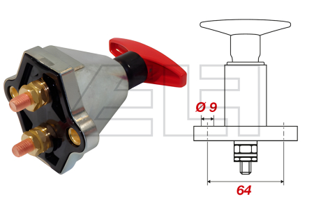 Battery switch 1 pole - 361558