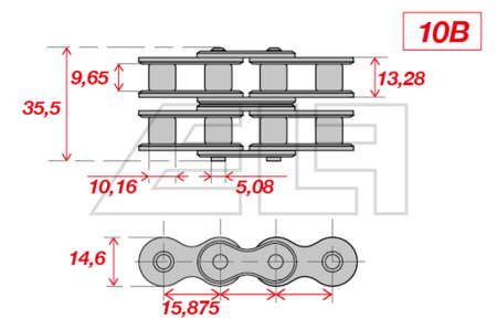Twin Roller Chain - 457546