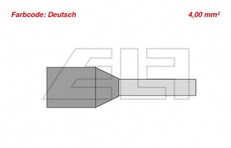 Kabelendhülsen-grau - 458336