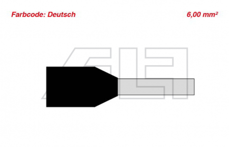 Kabelendhülsen-schwarz - 458337