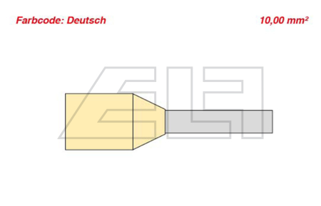 Kabelendhülsen-elfenbein - 458338