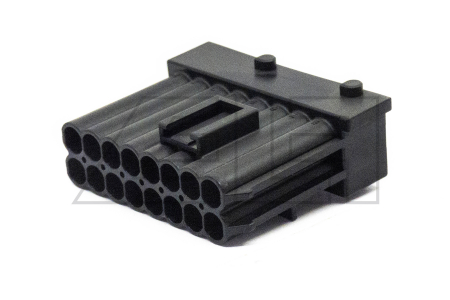 Flachsteckgehäuse 16-polig - 458431