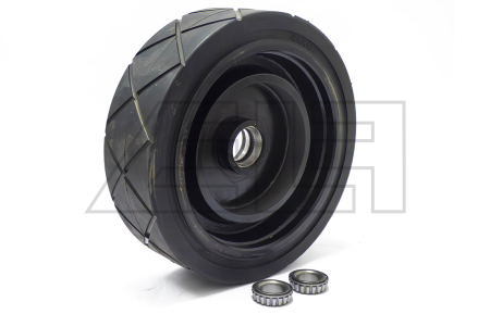 TIRE, IDLER, SCRBR, BLK, 16.0X5.0 - 501344