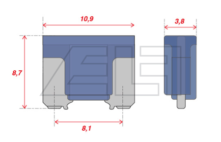 Stecksicherung  (VPE=100Stk.) - 5044