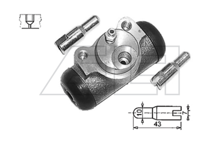 Wheel brake cylinder - 6948