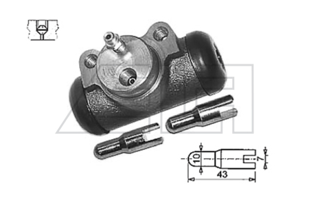 Radbremszylinder - 6949