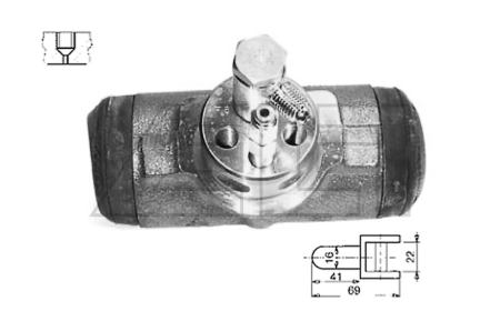 Radbremszylinder - 7612