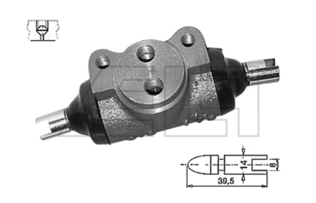 Wheel brake cylinder - 7844
