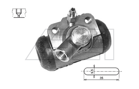 Wheel brake cylinder - 7893