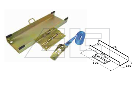 Flaschenhalter neigbar 490 mm - 8212