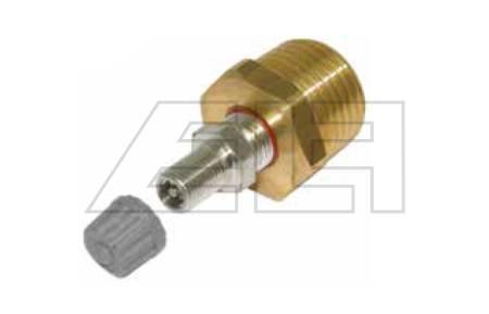 Valve w. adapter 1/2” NPT - 832617