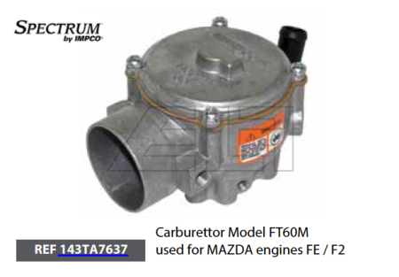 Vergaser FT60M für Mazda FE/FE2 - 832632